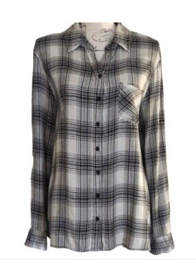 Style & Co. Plaid Button Down Shirt.